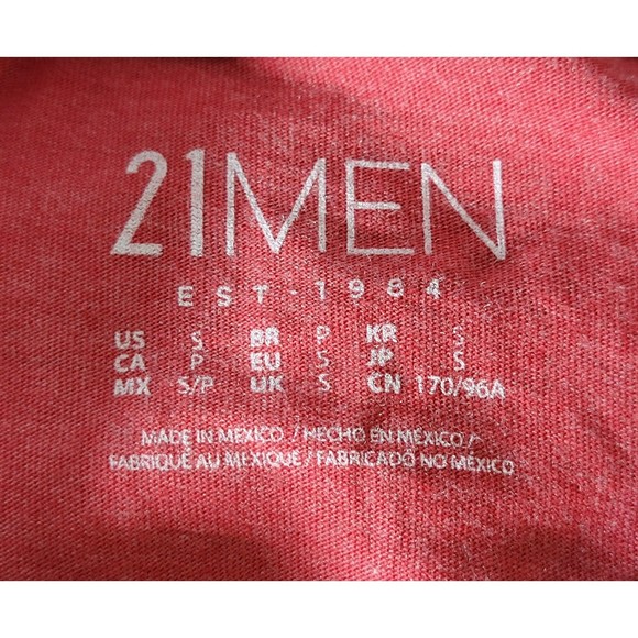 21 Men National Taco Day Mens Small Forever 21 Red T-Shirt‎ NWT - Picture 4 of 7